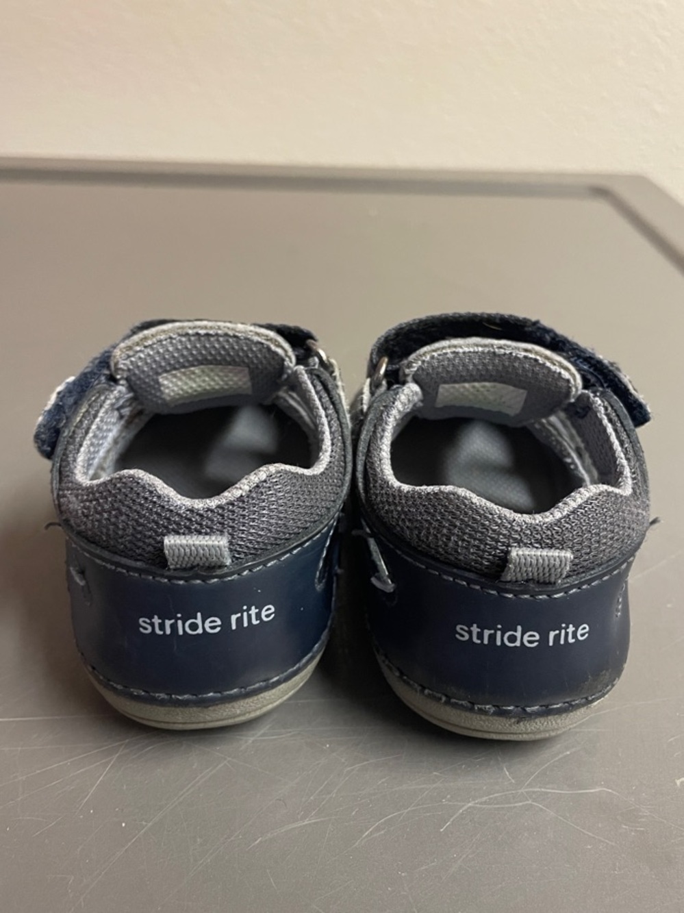 3 pairs of toddler boy shoes (Stride Rite, Cat and Jack…) Toddler size 6